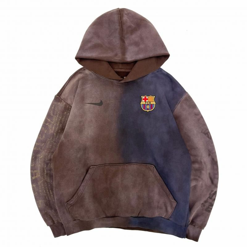 CACTUS JACK × NIKE × FC BARCELONA / SPLIT-DYE CREST HOODIE