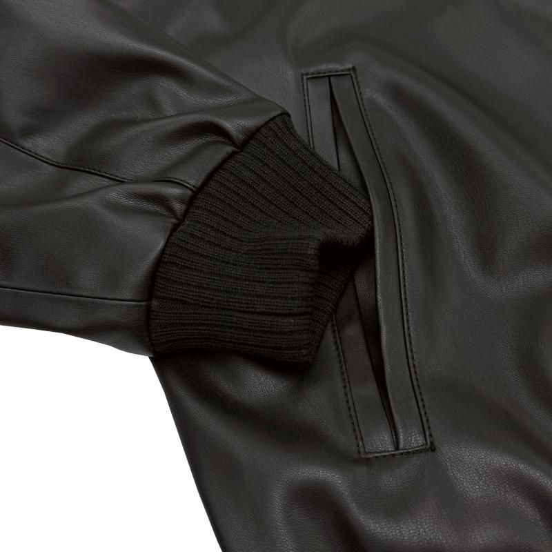 WORLD OF TROOP / TROOP CHAMPION PU LEATHER JACKET - GANGSTA MARKET