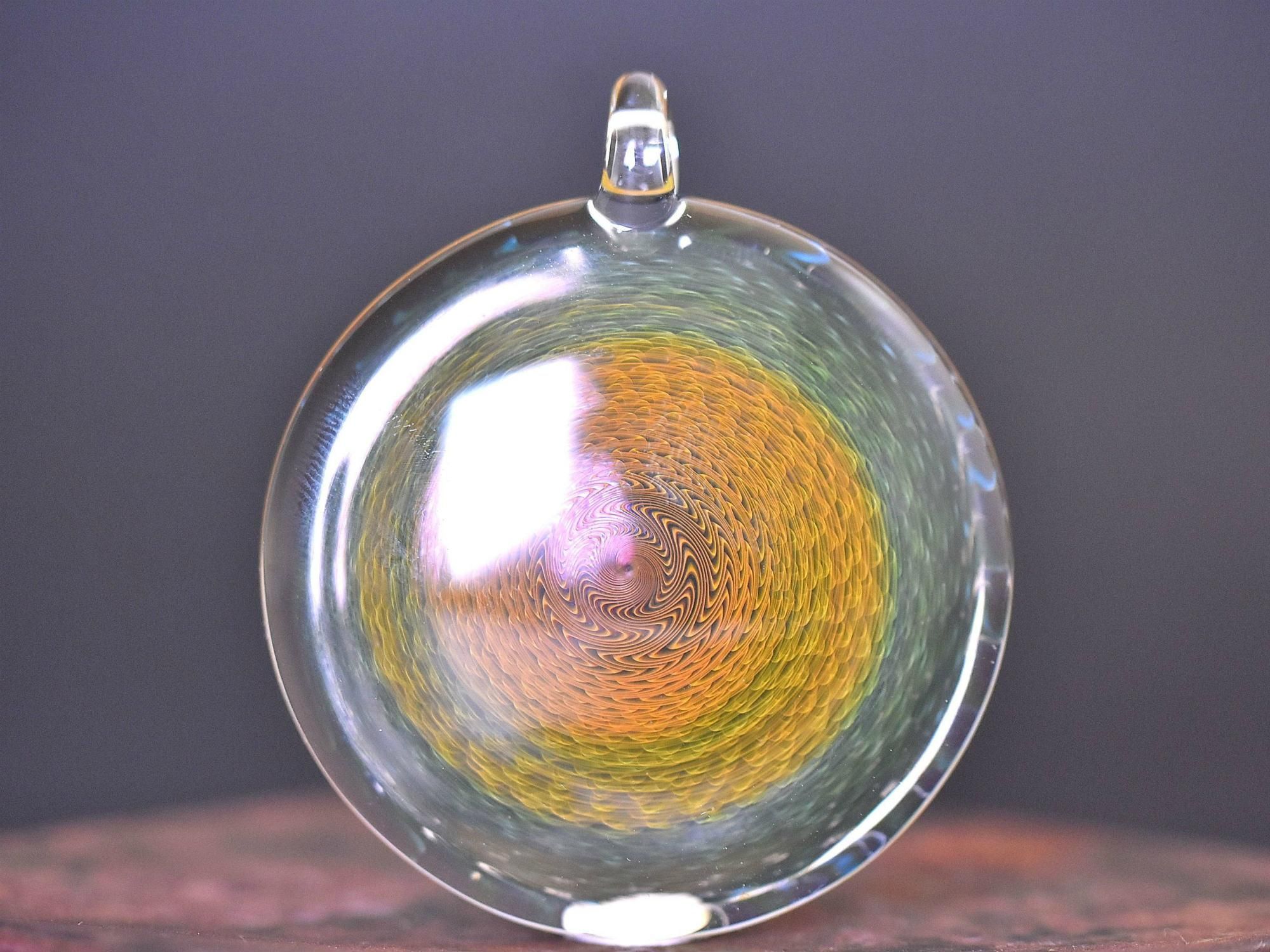 ボロシリケイト ガラス マーブル 大村欣央 作家 オブジェ 宇宙