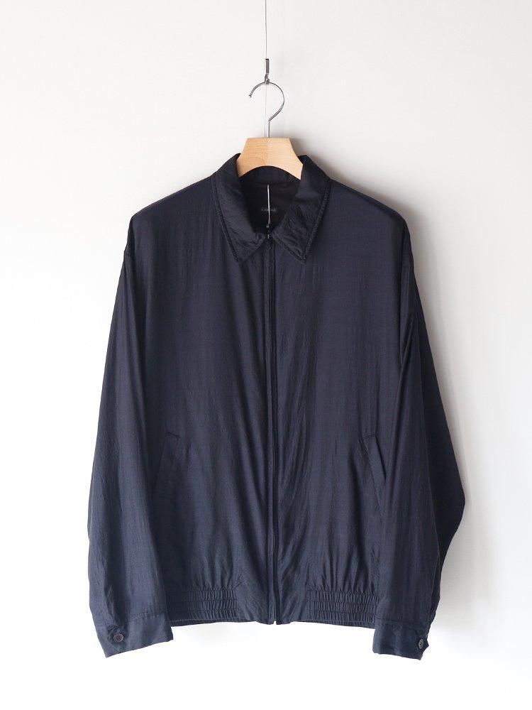 COMOLI / ウールシルクスイングトップ (NAVY) - TROUPE ONLINE SHOP