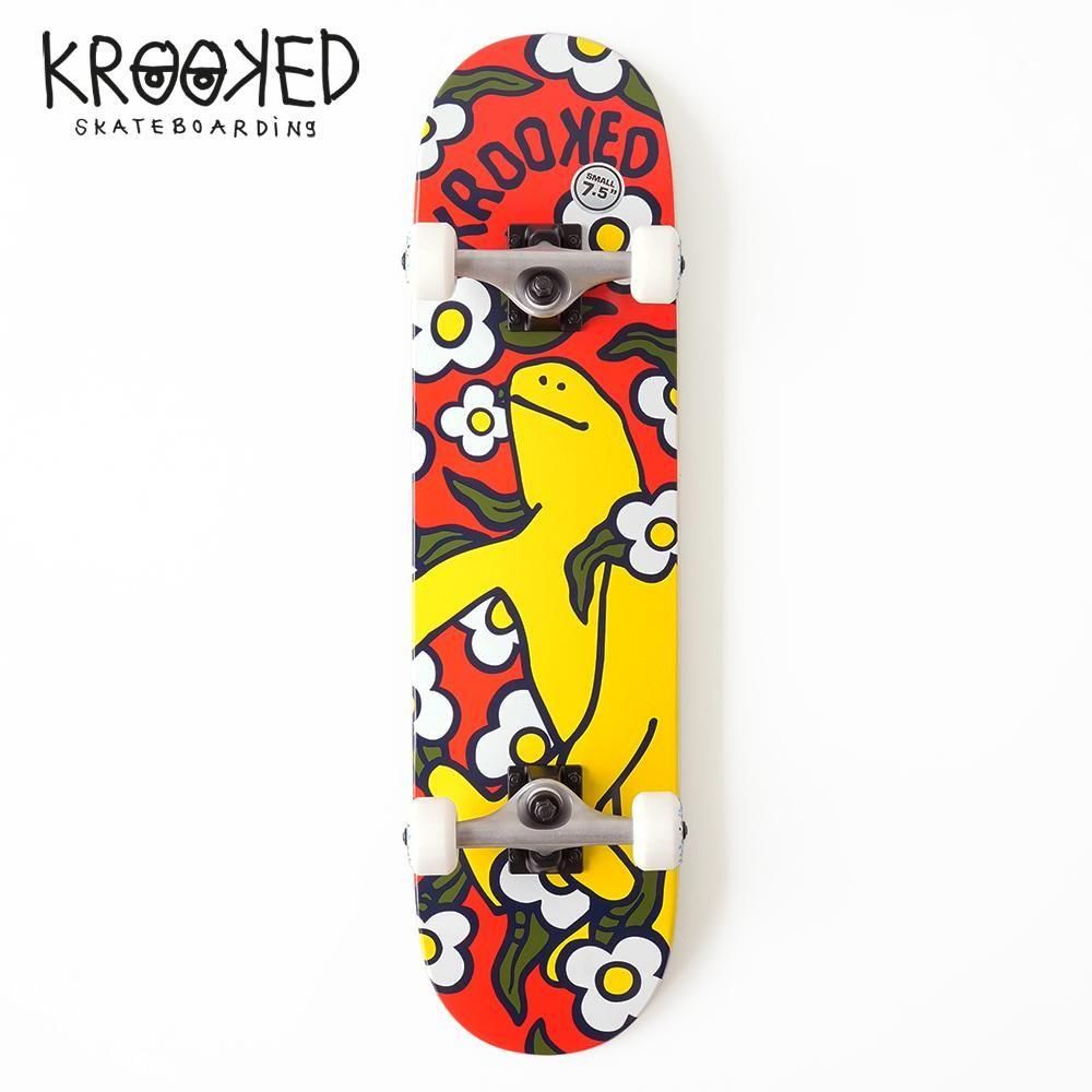 KROOKED ( クルキッド ) 子供用キッズコンプリートデッキ SHMOO VIBES