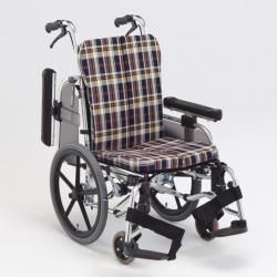 介助用車椅子AR－911S 背折れ式・ブレーキ付・肘掛け着脱