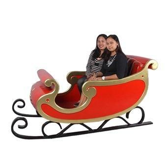 ディスプレイ☆オブジェ☆クリスマスの大きなソリ【206cm】☆ 等身大