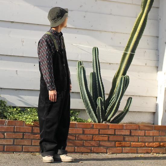 GOHEMP ゴーヘンプ｜9W CORDUROY TUBE VENDOR ALL PANTS (ブラック
