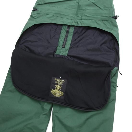 GREENCLOTHING グリーンクロージング】BIB PANTS (ダルグリーン