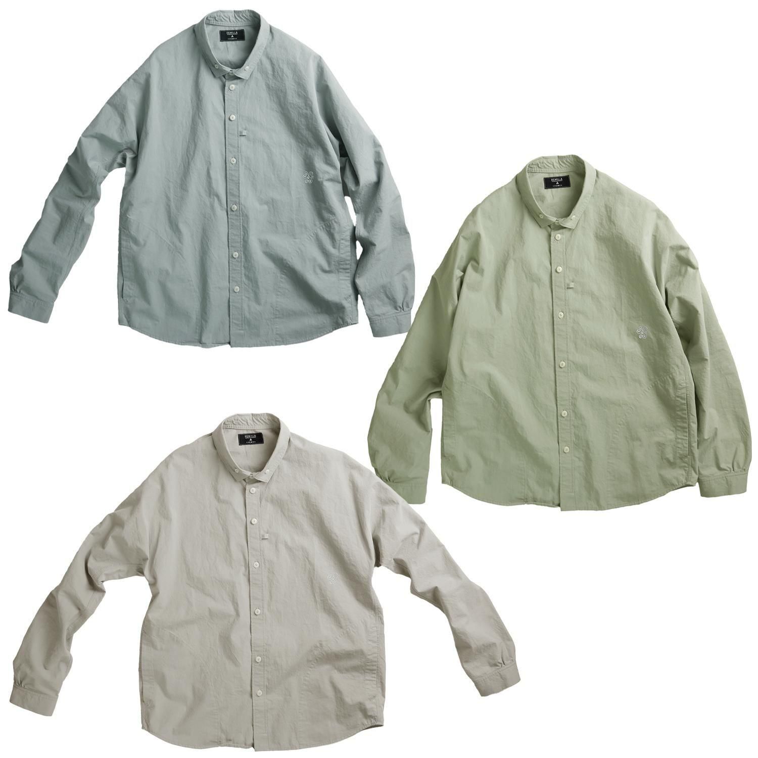 remilla 2026春先物 スモークドルマンシャツ ツイル R261203