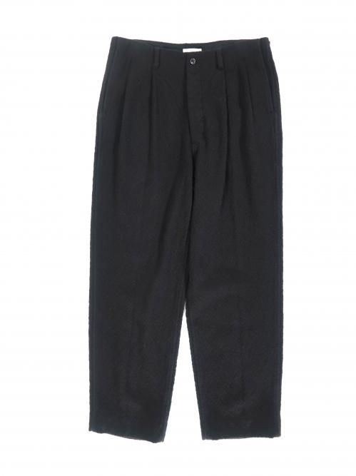HERILL Rigid cashmere Work Pants(Black)【ユニセックス】 - BAZAAR