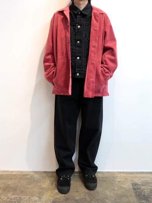 HERILL Goat suede Jacket(Red)【ユニセックス】 - BAZAAR by GIFT