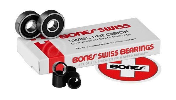 ポイント10％還元中！！ BONES ベアリング SWISS - スケートボードの