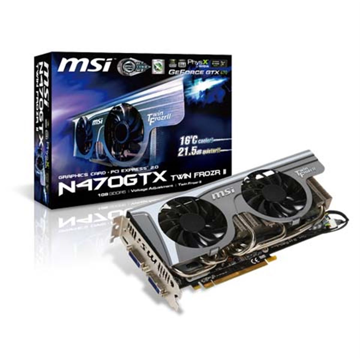 MSI、Twin Frozr II採用GTX470搭載のVGAカード - 価格.com