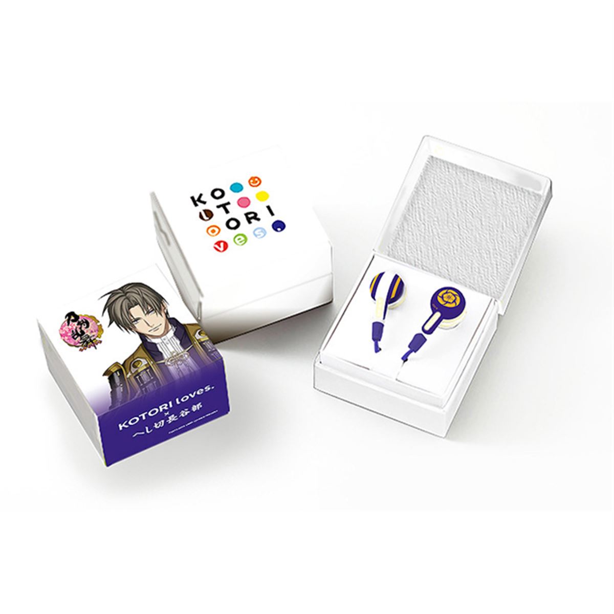 刀剣乱舞-ONLINE-」へし切長谷部ら刀剣男士をイメージしたイヤホン6種