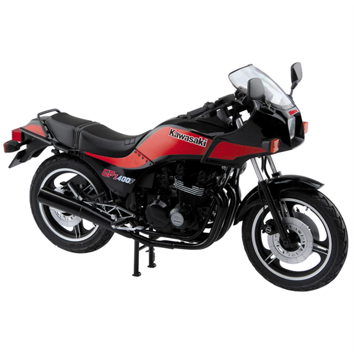 AOSHIMA、ゴム製タイヤを採用した「1/12 カワサキ ZX400A2 GPz400F '84