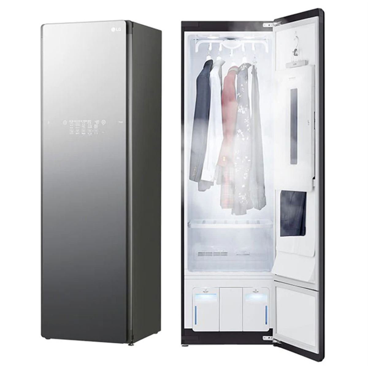 lgスタイラー2020年製 電気式衣類乾燥機 吊り下げ式 スリムデザイン