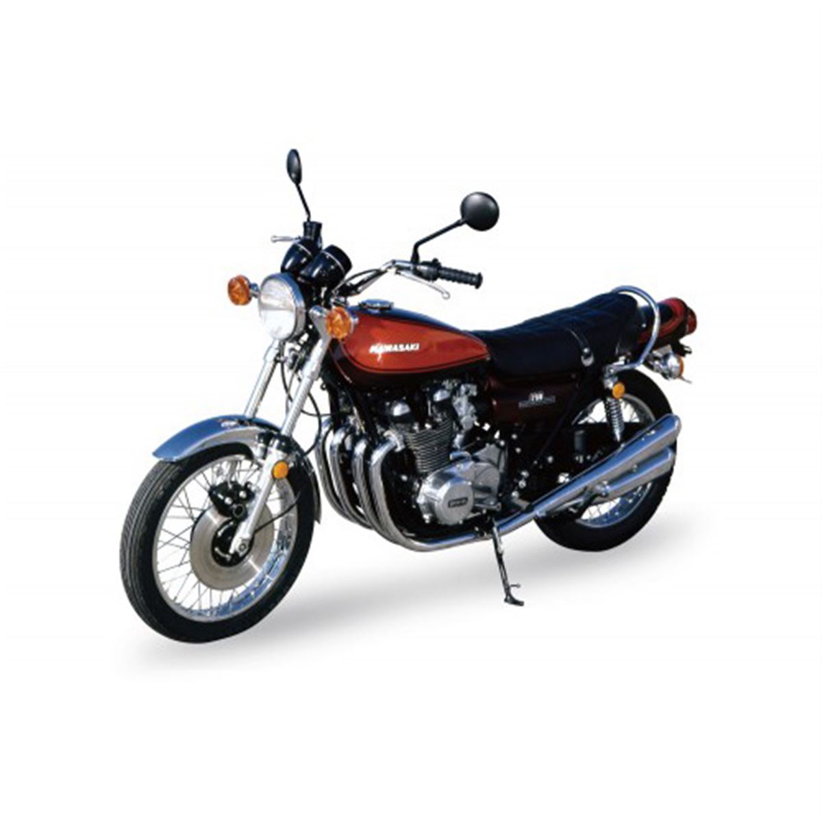 AOSHIMA、1973年モデルのカワサキ「Z2 750RS」カスタム仕様を再現した1