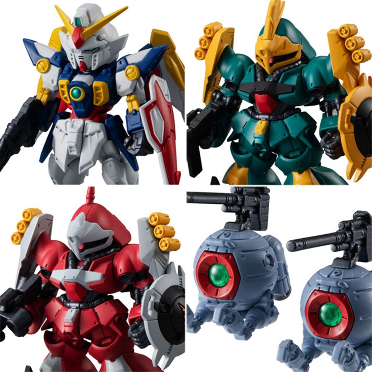 ガンダム食玩「FW GUNDAM CONVERGE」第25弾、ウイングガンダムなど全6
