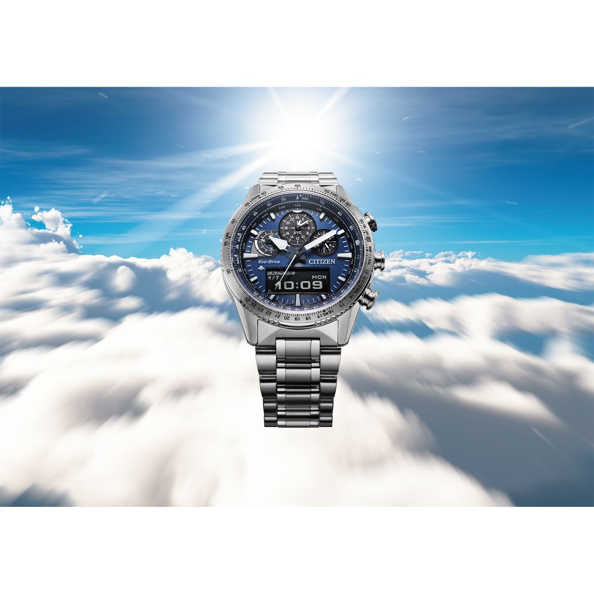 シチズン、コックピットをイメージしたパイロットウォッチ「シチズン