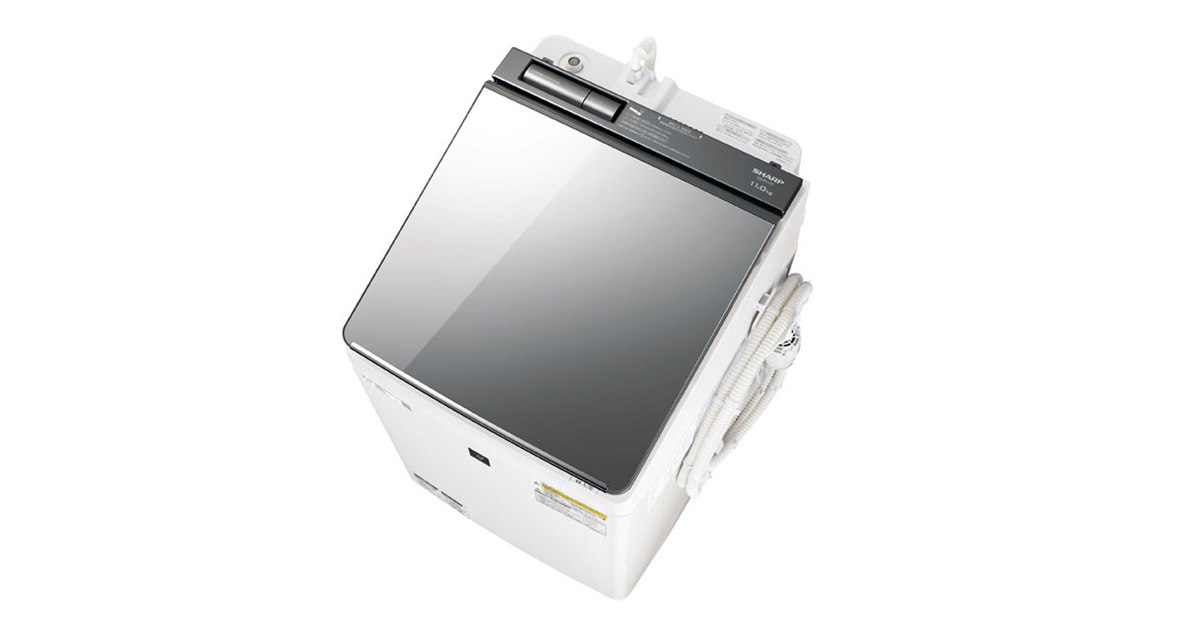 シャープ、ガラストップデザインを採用した洗濯乾燥機3機種 - 価格.com