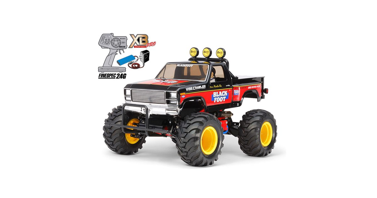 タミヤ、“モンスタートラック”1/10電動RC「ブラックフット（2016