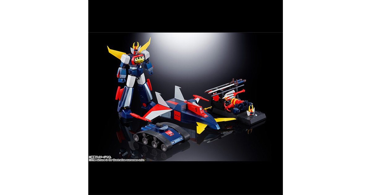 放送40周年記念で「超合金魂 GX-66 無敵ロボ トライダーG7」が