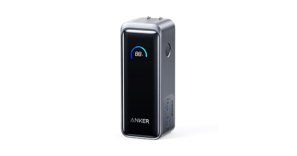 Anker、最大65W出力に対応した「Power Bank（9600mAh, 65W, Fusion