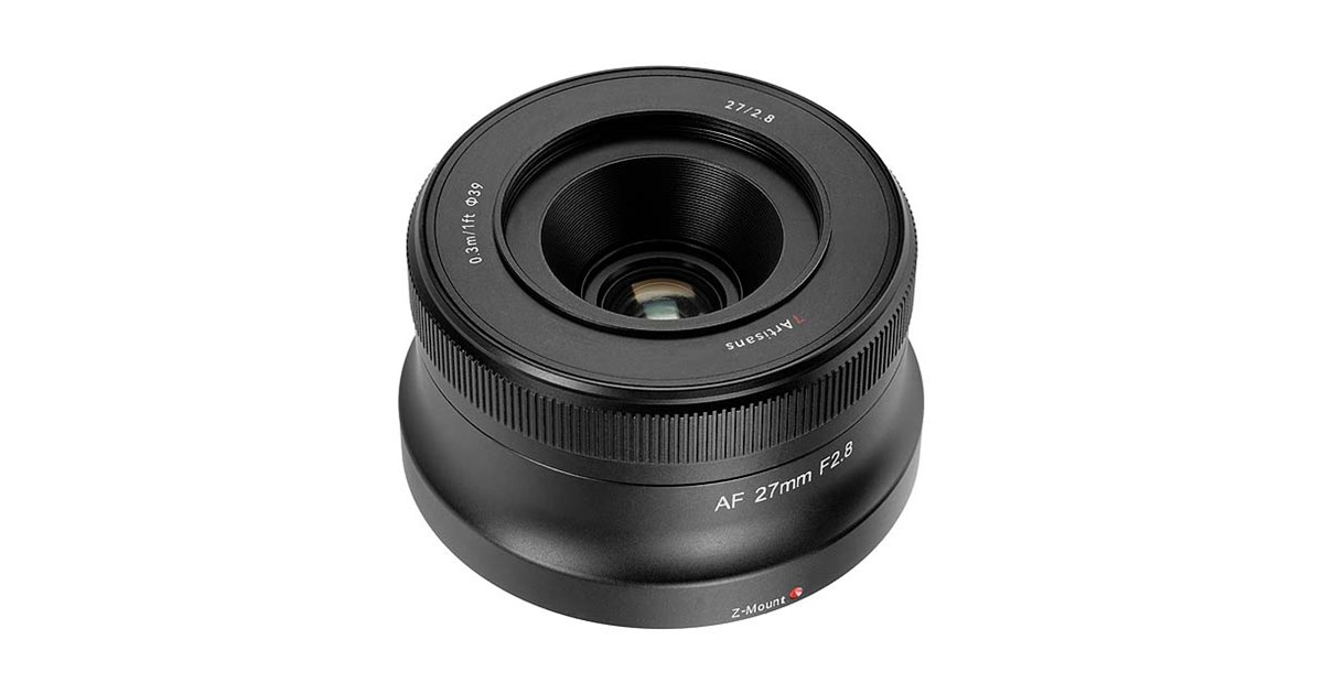 七工匠、Zマウント用のAPS-C対応単焦点レンズ「7Artisans 27mm F2.8 AF