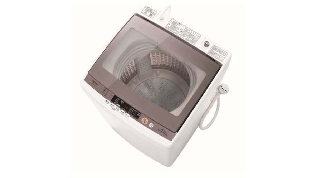 676 AQUA 洗濯機 7キロ 小型 一人暮らし インバーター ガラストップ