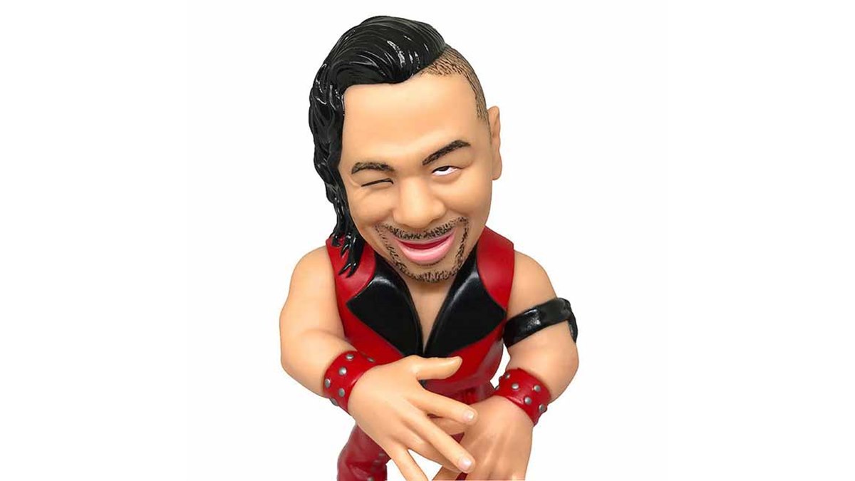WWEプロレスラー・中邑真輔選手、全高13.5cmのソフビフィギュアで登場
