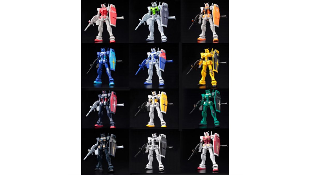 RX-78-2とプロ野球12球団がコラボ、「ガンダム40周年」でガンプラ発売