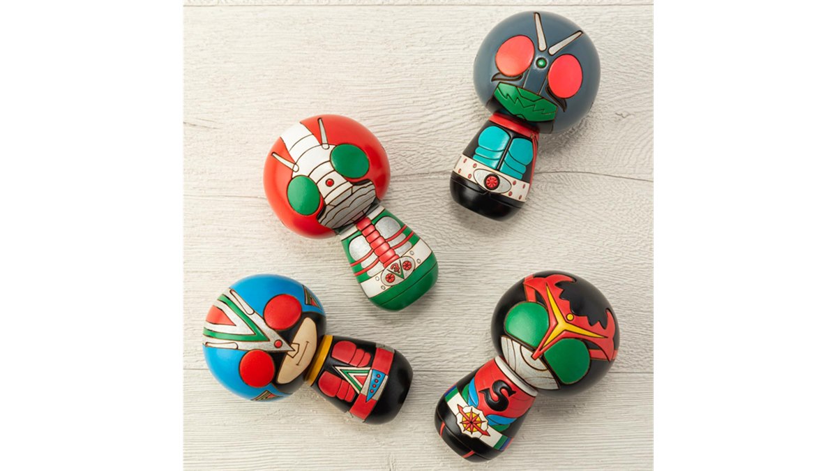 仮面ライダーこけし」第2弾、旧1号など昭和ライダー4種が登場 - 価格.com