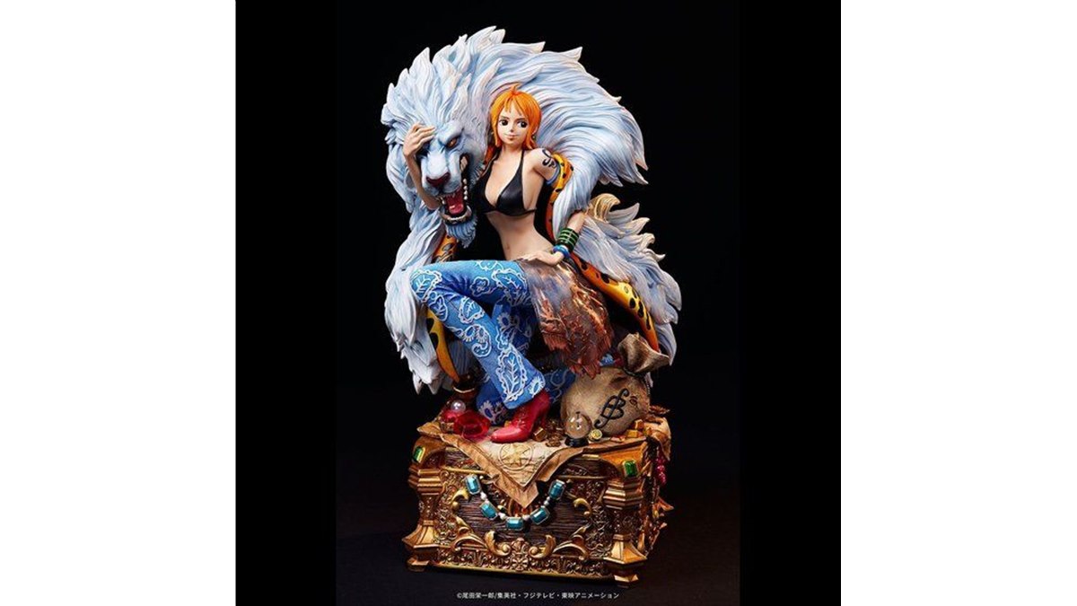 ONE PIECE Log Collection」“芸術作品のような”ナミの大型スタチュー