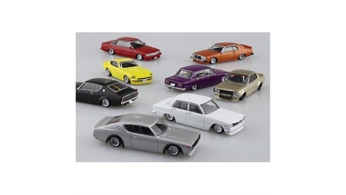 ケンメリGT-Rなど、“ナウいヤング”の80年代チューニングマシン1/64