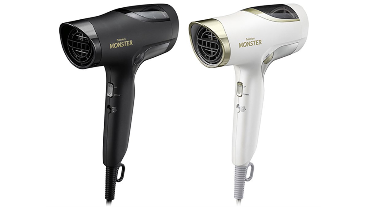 コイズミ、コンパクトで大風量のダブルファンドライヤー「Premium