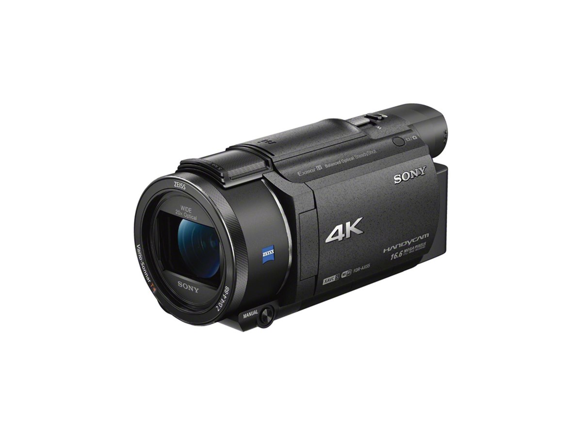 ソニー、新開発レンズやセンサー採用の4Kハンディカム「FDR-AX55/40