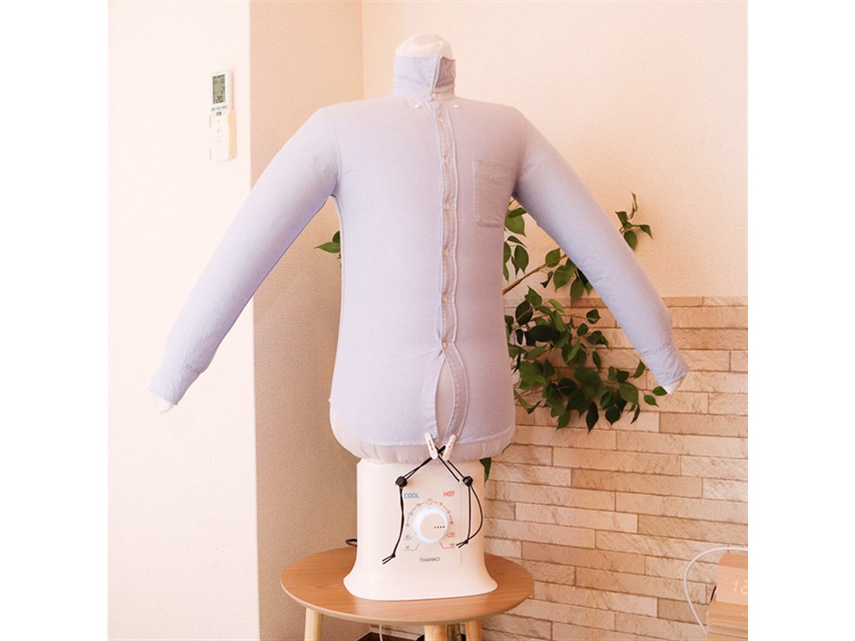 サンコー、乾燥とシワ伸ばしが同時にできる「アイロンいら～ず2