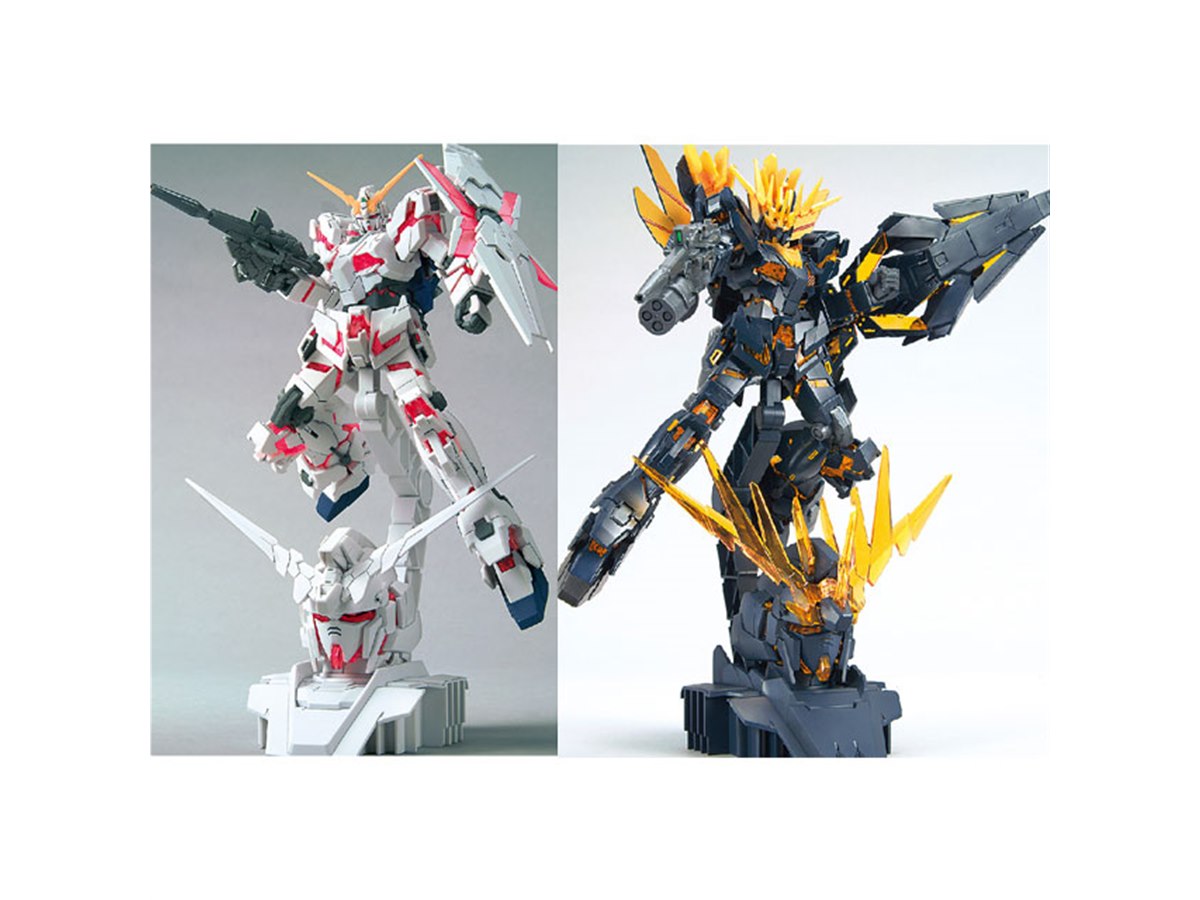 ユニコーンガンダム/バンシィの頭部を冠した1/48ヘッドディスプレイ、7