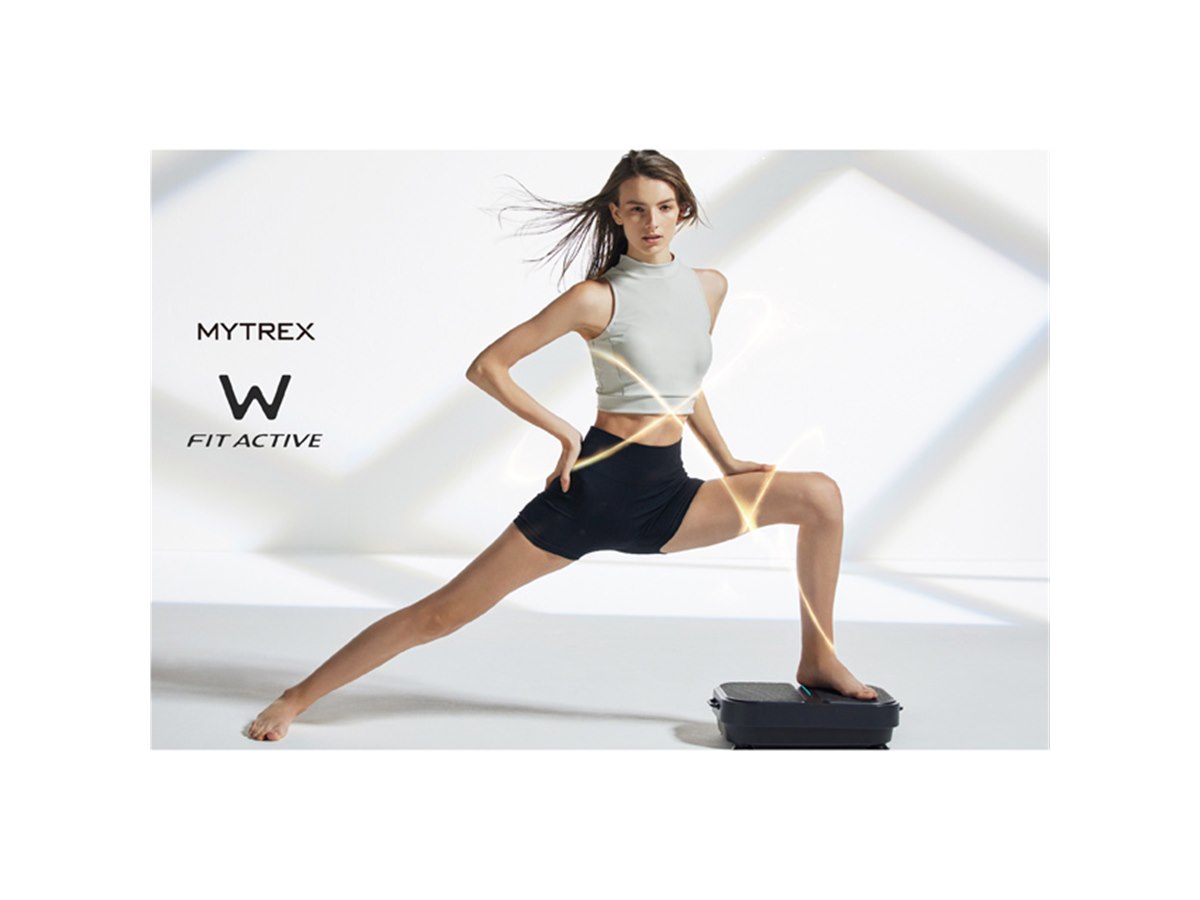負荷をかけながら振動、手軽に持ち運べるEMS振動マシン「W FIT ACTIVE