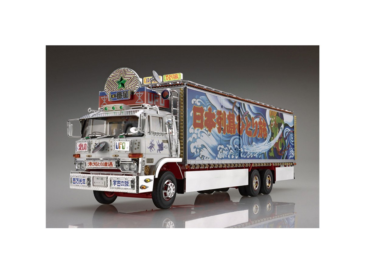 映画「トラック野郎・突撃一番星」より、「一番星」が1/32スケール模型