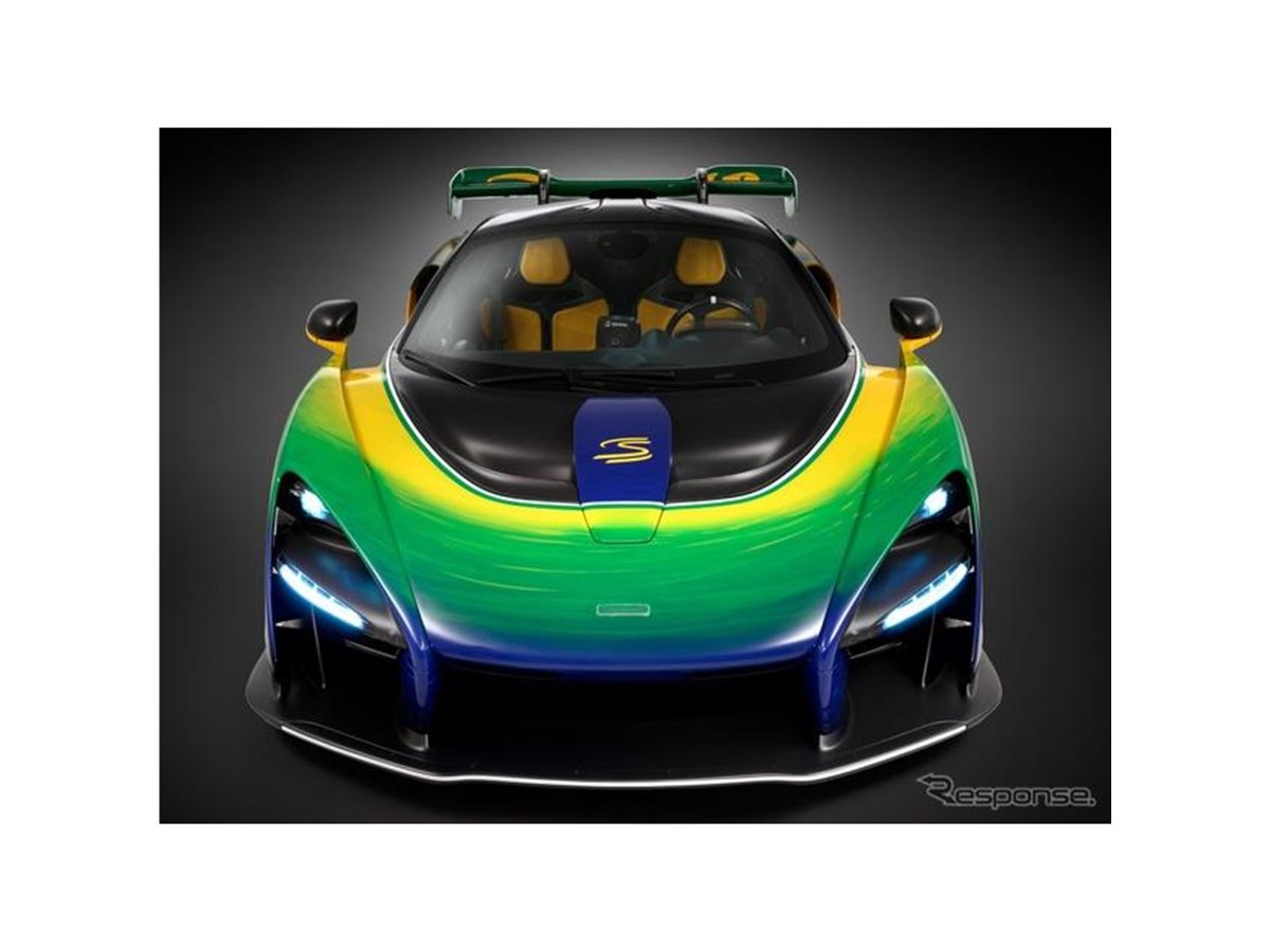 マクラーレン、アイルトン・セナを称える…800馬力スーパーカーを