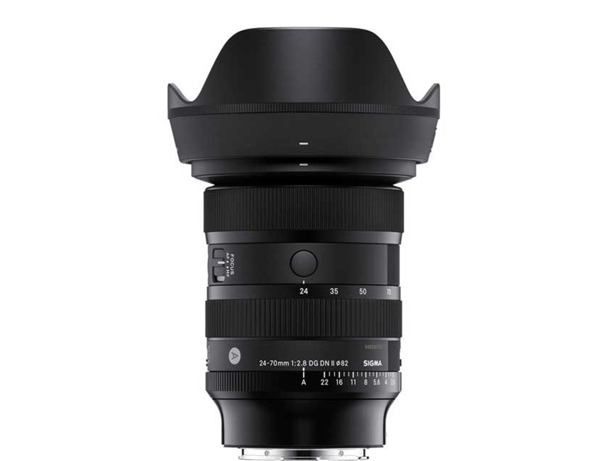 シグマ、フラッグシップレンズ「24-70mm F2.8 DG DN II」を本日5月30日