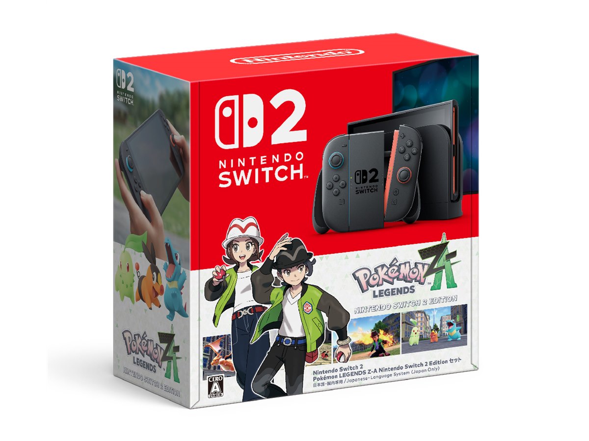 任天堂、Nintendo Switch 2本体と「Pokemon LEGENDS Z-A」のセットを10