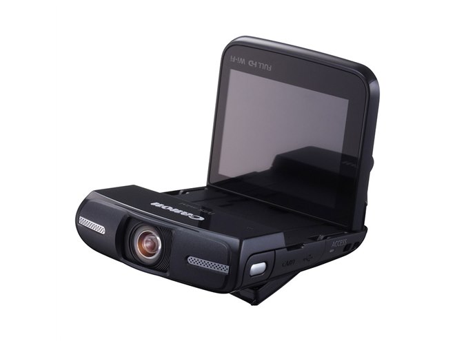 キヤノン、自分撮りが可能な新コンセプトビデオカメラ「iVIS mini