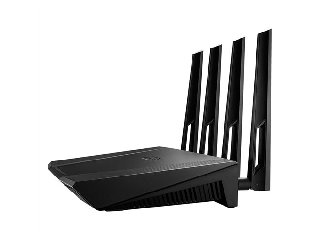 ASUS、4本のアンテナで1734Mbpsの高速通信を実現した無線LANルーター