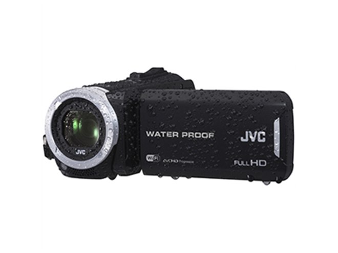 JVC、大容量バッテリー内蔵の全天候型ビデオカメラ「Everio GZ‐RX130