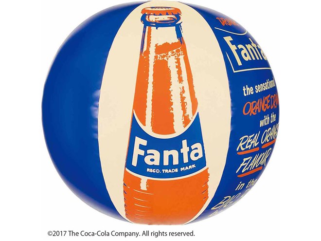 レトロな「コカ・コーラ」「スプライト」「ファンタ」柄のうきわや