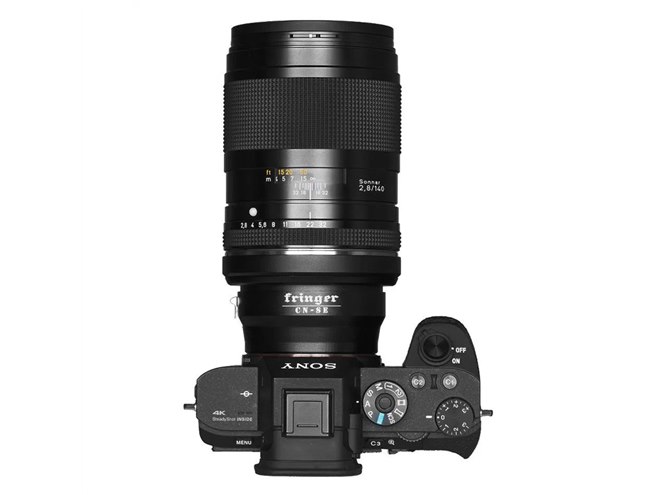 Fringer、コンタックスN/645レンズ向けのソニーEマウント用アダプター