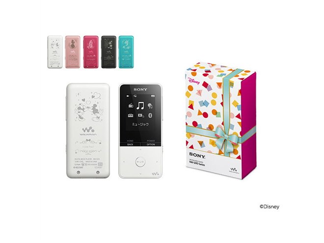 ソニー、ウォークマン「NW-S315/S313」のディズニーモデルを限定発売