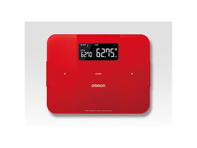 オムロン、他社アプリと連携できるBluetooth搭載体重体組成計「HBF