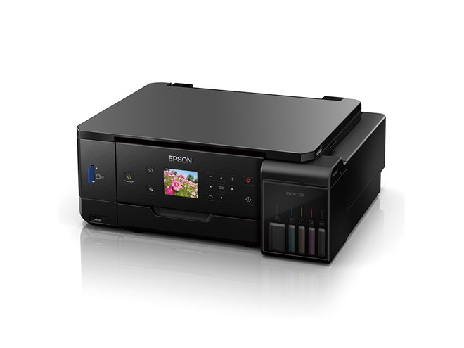 エプソン、フチなし/CDラベル印刷に対応したエコタンク複合機「EW