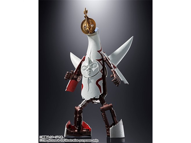 太陽の塔内部公開に合わせて、手のひら超合金「太陽の塔のロボ Jr