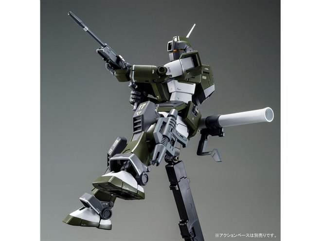 ジム・スナイパーカスタム」マスターグレードの1/100スケールプラモに